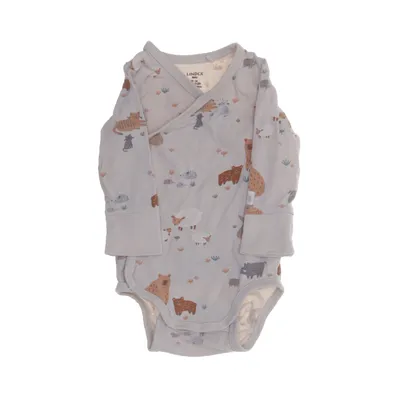 Body (Beige, Flerfärgad) från Lindex Baby Bomull, Elastan