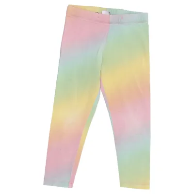 Leggings (Pink, Green, Yellow, Multicolored) from Lindex Kids Cotton, Elastane