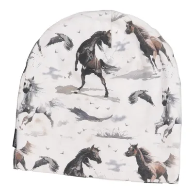 Beanie (White, Multicolored) from Nali