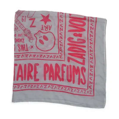 Scarf (Grå, Rosa) från Zadig & Voltaire Parfums Återvunnen polyester