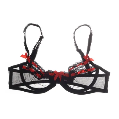 Bra (Black, Red) from Agent Provocateur Elastane, Polyamide