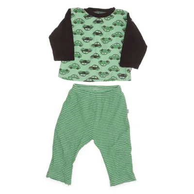 Pyjamas (Grön, Brun) från Fixoni Bomull