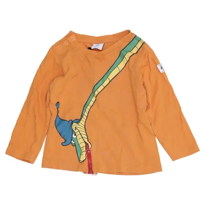 Langarmshirt (Orange) von Disney x Polarn O. Pyret Bio-Baumwolle