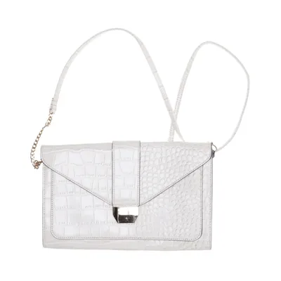 Envelope bag (White, Beige) from Warehouse Faux leather