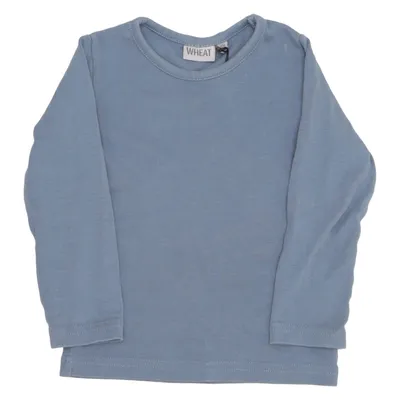 Lange mouwen shirt (Blauw) van Wheat Katoen
