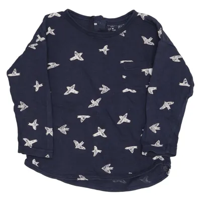 Lange mouwen shirt (Blauw) van Lindex Baby Katoen
