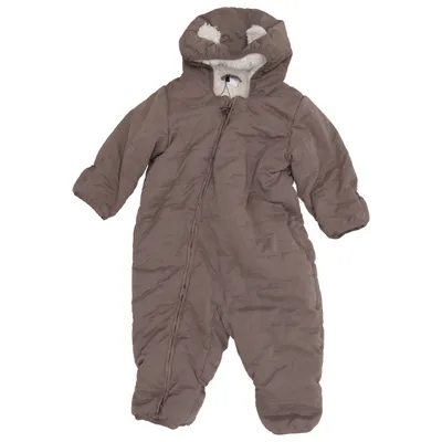 Outdoor overalls  (Brun) fra Lindex Newborn Bomuld, Polyamid, Polyester