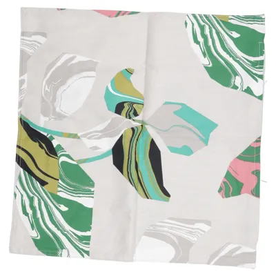 Cushion cover (Beige, Green, Multicolored) from Pentik Cotton
