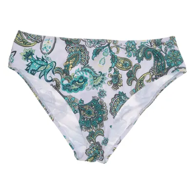 Bas de bikini (Blanc, Multicolore) Élasthane, Polyamide, Polyester