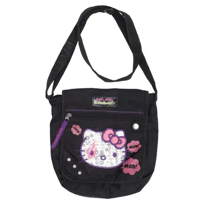 Skuldertaske (Sort, Pink, Lilla) fra Hello Kitty by Sanrio