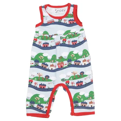 Rompers (Blue, Multicolored) from Snoozy Scandinavia Cotton, Elastane