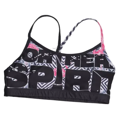 Sports bra (Black, Multicolored) from Northern Spirit Elastane, Polyamide