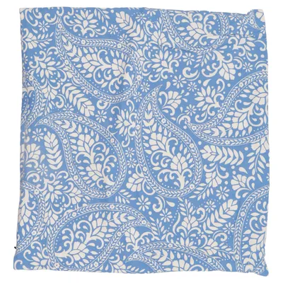 Cushion cover (Blue, White) from Indiska Organic cotton
