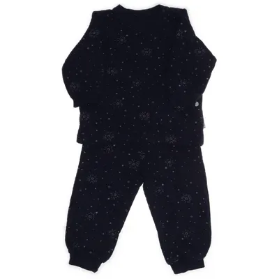 Pajamas (Blue, Multicolored) from Uniqlo Baby Cotton, Elastane, Polyester