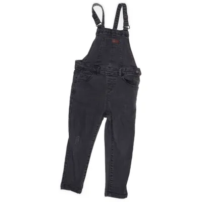 Hängselbyxor (Svart) från Zara BabyGirl Bomull, Elastan