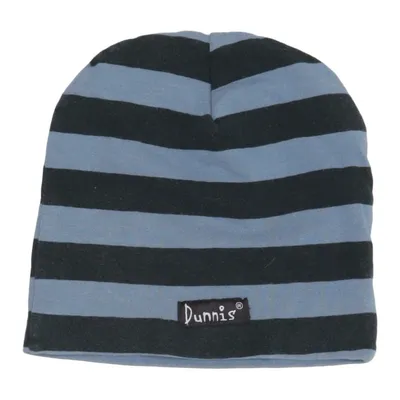 Beanie (Blauw, Zwart) van Dunnis Katoen, Elastaan