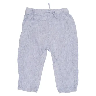 Broek (Blauw, Wit) van H&M Linnen, Katoen