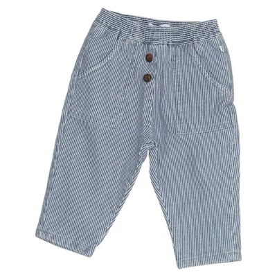 Pantalon (Bleu, Blanc) de Cadet Rousselle Coton, Élasthane, Polyester