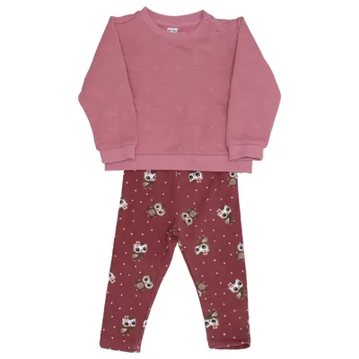 Pajamas (Pink, Multicolored) from Dopo Dopo Baby Cotton, Elastane, Polyester