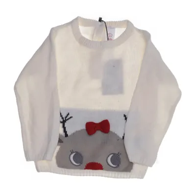 Weihnachtspullover (Weiß, Grau, Rot) von Baby Club Acryl