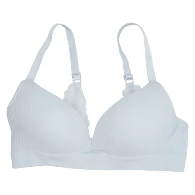 Bralette (Blauw) van Eco Elastaan, Organisch katoen, Polyamide, Polyester