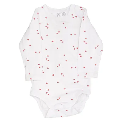 Body (White, Red) from Lindex Baby Cotton, Elastane