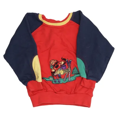 Sweatshirt (Rød, Blå, Flerfarvet) fra Mana Bomuld