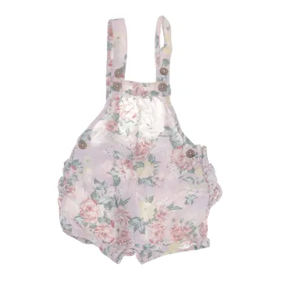 Hängselshorts (Rosa, Flerfärgad) från Newbie by KappAhl Ekologisk bomull