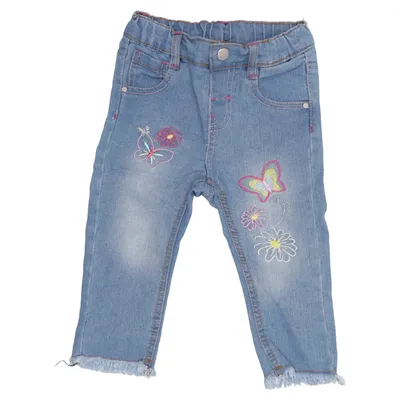 Spijkerbroek (Blauw, Meerkleurig) van Ergee