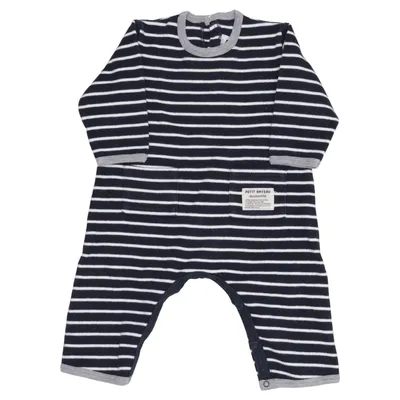 Barboteuse (Bleu, Blanc, Gris) de Petit Bateau Coton