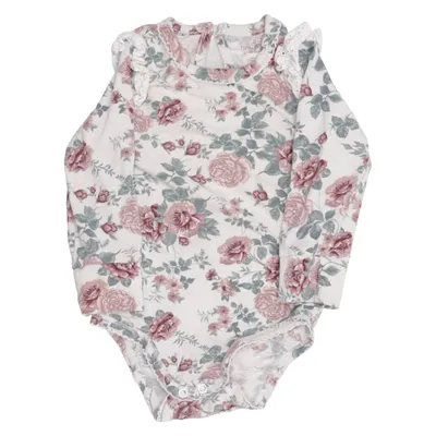 Romper (Wit, Roze, Groen) van Tiny One Elastaan, Organisch katoen
