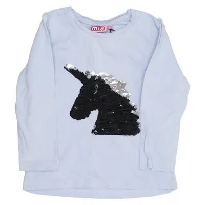 Long sleeve T-shirt (Blue) from MIX Cotton