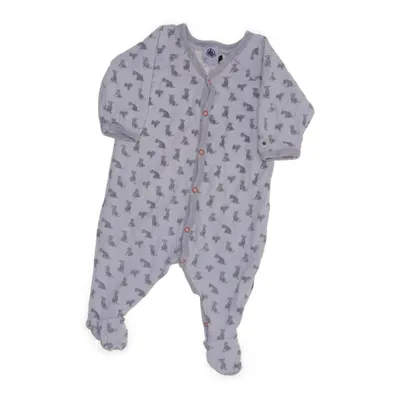 Sparkdräkt (Grå, Vit) från Petit Bateau Bomull