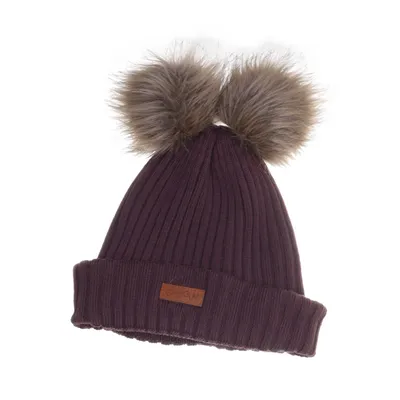 Toppluva (Lila) från Gugguu Bomull, Merinoull