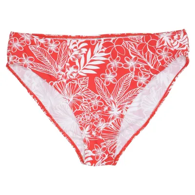 Bikini broekje (Rood, Wit) van Beach Wave Elastaan, Polyamide
