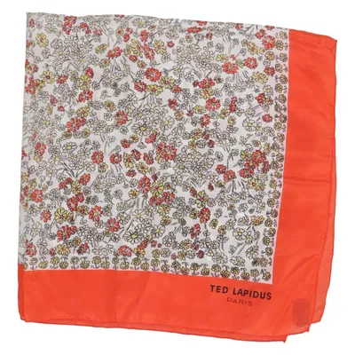 Cache-col (Rouge, Blanc, Jaune) de Ted Lapidus Soie