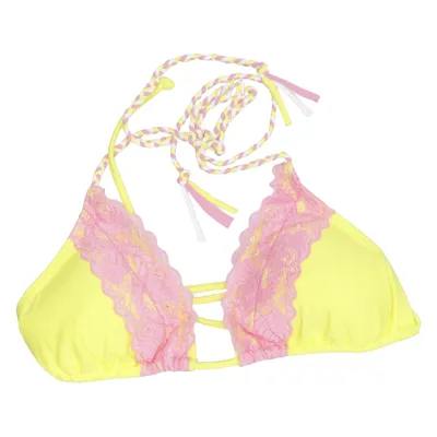 Bikini top (Yellow, Pink) from Wonderland Elastane, Polyamide