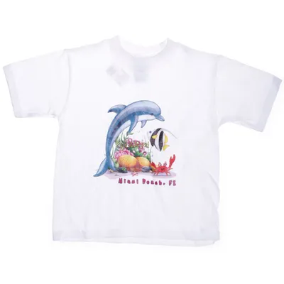 T-shirt (Vit, Flerfärgad) från Delta Pro Weight Bomull