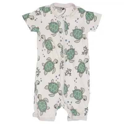Barboteuse (Beige, Vert) de Lindex Baby Coton