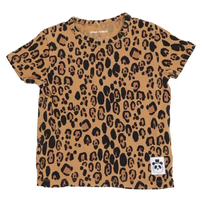 T-shirt (Brun, Sort) fra Mini Rodini Elastan, Lyocell
