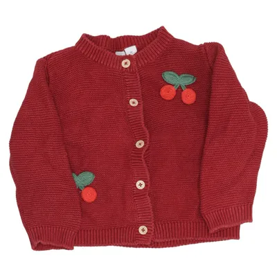 Cardigan (Rouge) de Rikiki Coton