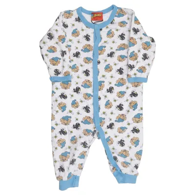 Rompers (White, Blue, Multicolored) from Bamse by Lindex Cotton