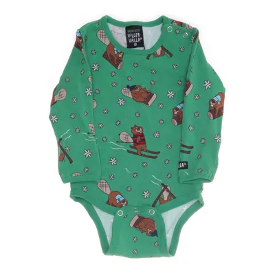 Body (Green, Multicolored) from Villervalla Organic cotton, Elastane
