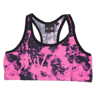 Sports bra (Pink, Black, Multicolored) from Phelix Sports Elastane, Polyester