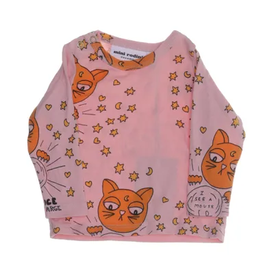 Långärmad t-shirt (Rosa, Flerfärgad) från Mini Rodini Bomull