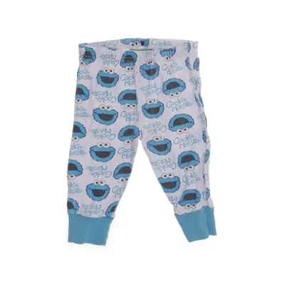 Pyjamasbyxor (Blå, Vit, Flerfärgad) från Sesame Street Bomull