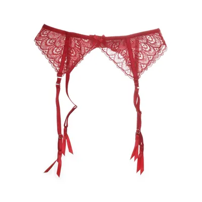 Garter belt (Red) from Hunkemöller