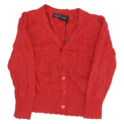 Cardigan (Rood) van Petit Louie Katoen, Viscose