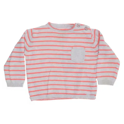 Tröja (Grå, Rosa) från Zara Knitwear Bomull, Polyester