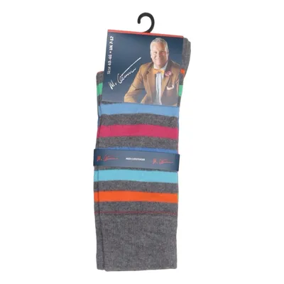 Socks (Gray, Multicolored) from Mads Christensen Cotton, Elastane, Polyamide